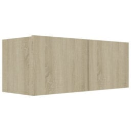 Berkfield Modern 6 Piece Tv Cabinet Set Sonoma Oak Engineered Wood - thumbnail 5