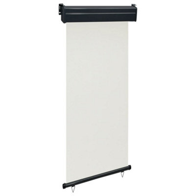 Berkfield Balcony Side Awning 80X250 Cm Cream - image 1