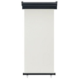 Berkfield Balcony Side Awning 80X250 Cm Cream - thumbnail 2