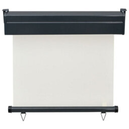 Berkfield Balcony Side Awning 80X250 Cm Cream - thumbnail 3
