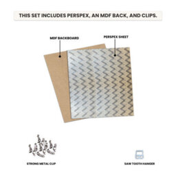 Ak Frames 60X60Cm Frameless Clip Frame With Shatter-Resistant Perspex - Clip Photo Frame For Prints, Photos And Wall Art - thumbnail 9