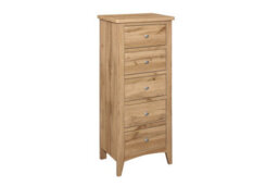 Oak Chest Of Drawers 5 Birlea Hampstead Traditional Bedroom Furniture - thumbnail 6