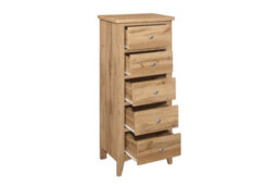 Oak Chest Of Drawers 5 Birlea Hampstead Traditional Bedroom Furniture - thumbnail 7