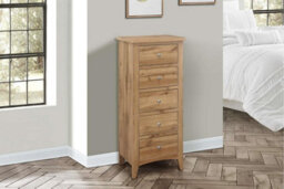 Oak Chest Of Drawers 5 Birlea Hampstead Traditional Bedroom Furniture - thumbnail 1