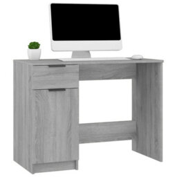 Vidaxl Desk Grey Sonoma 100X50X75 Cm Engineered Wood Desks - thumbnail 4