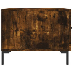 Berkfield Coffee Tables 2 Pcs Smoked Oak 50X50X40 Cm Engineered Wood - thumbnail 8