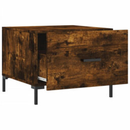 Berkfield Coffee Tables 2 Pcs Smoked Oak 50X50X40 Cm Engineered Wood - thumbnail 7