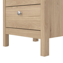 Furniture To Go Madrid Bedside Table 3 Drawers In Jackson Hickory Oak - thumbnail 9