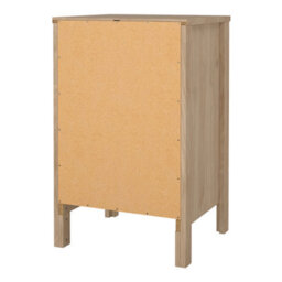 Furniture To Go Madrid Bedside Table 3 Drawers In Jackson Hickory Oak - thumbnail 5