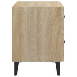 Berkfield Bedside Cabinet Sonoma Oak 40X35X47.5 Cm - thumbnail 6