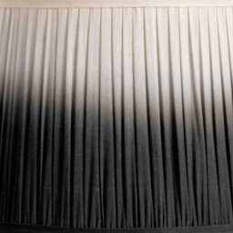 Pacific Lifestyle 30Cm Black Ombre Soft Pleated Tapered Lampshade - thumbnail 3