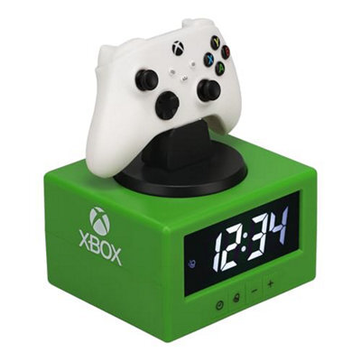 Paladone Xbox Controller Digital Alarm Clock With Night Light Function, Officially Licensed Gaming & Bedroom D Cor For Kids