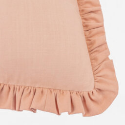Wylder Effie Cotton Ruffle Feather Filled Cushion - thumbnail 3