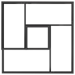 Berkfield Garden Planter Black 80 X 80 X 50 Cm Cold-Rolled Steel - thumbnail 8