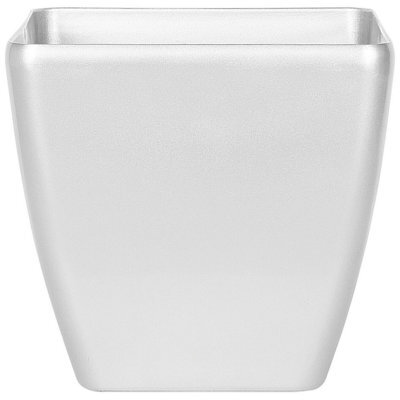 Wyld And Coco Silver Fibre Clay Plant Pots Set Of 2 - Square 42 X 42 X 41 Cm, All-Weather - image 1