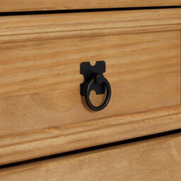 Mews Corona Sideboard 3 Door Solid Distressed Waxed Pine Mexican Style 3 Door 3 Drawer Cupboard - thumbnail 7