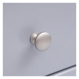 Cabinet Bits Biccari Grey 3 Drawer 3 Door Sideboard Chrome Knob - thumbnail 8