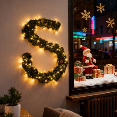 Living And Home 270Cm Led Light Base Christmas Wreath Decoration - image 1