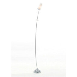 Luminosa Lighting Luminosa Lucia Floor Lamp In-Line Dimmer G9 Polished Chrome, Not Led/cfl Compatible - thumbnail 1