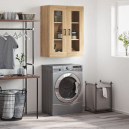 Berkfield Wall Mounted Cabinet Sonoma Oak 69.5X34X90 Cm - thumbnail 1