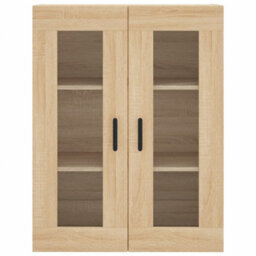 Berkfield Wall Mounted Cabinet Sonoma Oak 69.5X34X90 Cm - thumbnail 6