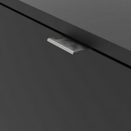 Wyld Haus Prague Matt Black Shoe Cabinet 4 Flip-Front Doors Slim Vertical Storage - thumbnail 6
