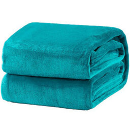 Bedsure Fleece Throw Blanket For Bed - Soft Cosy Fluffy Blankets Sofa, Warm Double Throws Audlts, Decor Gifts Women And Men,teal