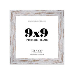 "16X16"" Turquoise Picture Frame - 16X16"" Square Frame With 12X12"" Mount For 16X16""/12X12"" Pictures Vintage Style Wall Art, 1 Pack" - thumbnail 1
