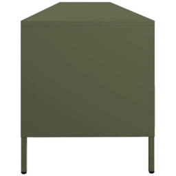 Berkfield Tv Cabinet Olive Green 202X39X43.5 Cm Cold-Rolled Steel - thumbnail 6