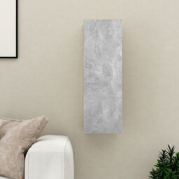 Berkfield Sturdy Tv Cabinet Concrete Grey 30.5X30X90 Cm Engineered Wood - thumbnail 2