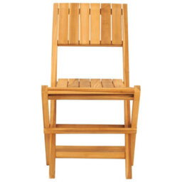 Berkfield Folding Garden Chairs 2 Pcs 47X61X90 Cm Solid Wood Teak - thumbnail 4