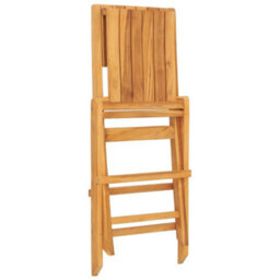 Berkfield Folding Garden Chairs 2 Pcs 47X61X90 Cm Solid Wood Teak - thumbnail 6