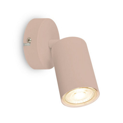Briloner Wall Spotlight Beige Gu10 Max 9W Adjustable Head Metal Wall Light Indoor - image 1