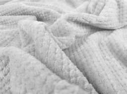 Waffle Flannel Fleece Throw Blanket Soft Warm Sofa Bed Travel (Silver Grey, King) - Pack Of 2 - thumbnail 3