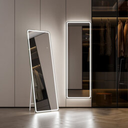 Fascinate Curved Full Length Illuminated Hollywood Mirror 160X50Cm - thumbnail 1