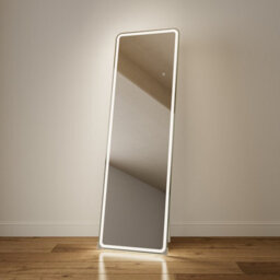 Fascinate Curved Full Length Illuminated Hollywood Mirror 160X50Cm - thumbnail 2