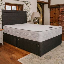 Divan Base Direct Sophia Briar-Rose Elara 1000 Pocket Sprung Natural Latex Divan Bed Set 4Ft Small Double 2 Drawers Side - Naples Slate - thumbnail 4