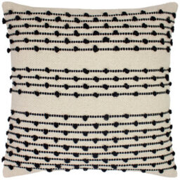 Furn. Mossa Looped Knot 100% Cotton Feather Filled Cushion - thumbnail 1
