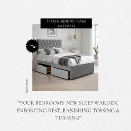 Grey Plush 4Ft6 Double Bed With Matttress  2 Storage Drawers And 20 Inch Chesterfield Headboard - thumbnail 3