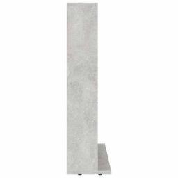 Walplus Cd Cabinet Concrete Grey 100X23X89.5 Cm Engineered Wood - thumbnail 5
