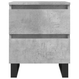Berkfield Elegant Bedside Cabinet Concrete Grey 40X35X50 Cm Engineered Wood - thumbnail 5