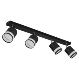 Luminosa Lighting Luminosa Lucero Ceiling Spotlight Bar Matt Black 4X Gx53 3000K - thumbnail 2
