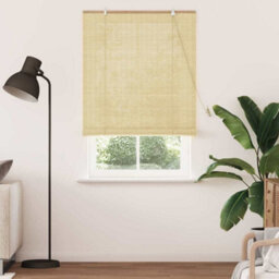 Walplus Window Blinds & Shades With Curtains Manual Natural Bamboo - thumbnail 3