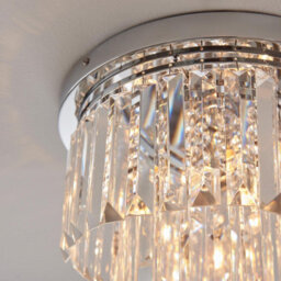 Furniturebox Uk Isabella Cut Glass Crystal Drop Ceiling Light - thumbnail 4