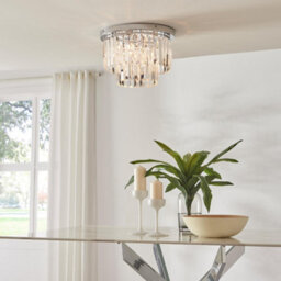 Furniturebox Uk Isabella Cut Glass Crystal Drop Ceiling Light - thumbnail 7