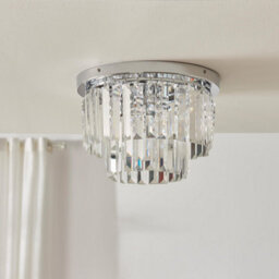 Furniturebox Uk Isabella Cut Glass Crystal Drop Ceiling Light - thumbnail 3