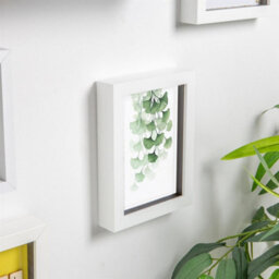 "Nicola Spring 5 X 7"" Photo Frames - White - 3D Photo Frame Picture Frame Box Portrait Display Case (20 X 15Cm) Set Of 5" - thumbnail 6