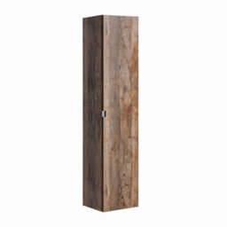 Heze Furniture Santa Fe Bathroom Vanity Tall Unit Dark Oak - thumbnail 2
