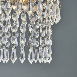 Valuelights 3 Tier Clear Acrylic Bead Droplet Ceiling Lamp Shade - thumbnail 3