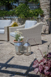 Statement Furniture Friston Rattan Garden Furniture Set Sofa Armchairs & Coffee Table Set - thumbnail 6